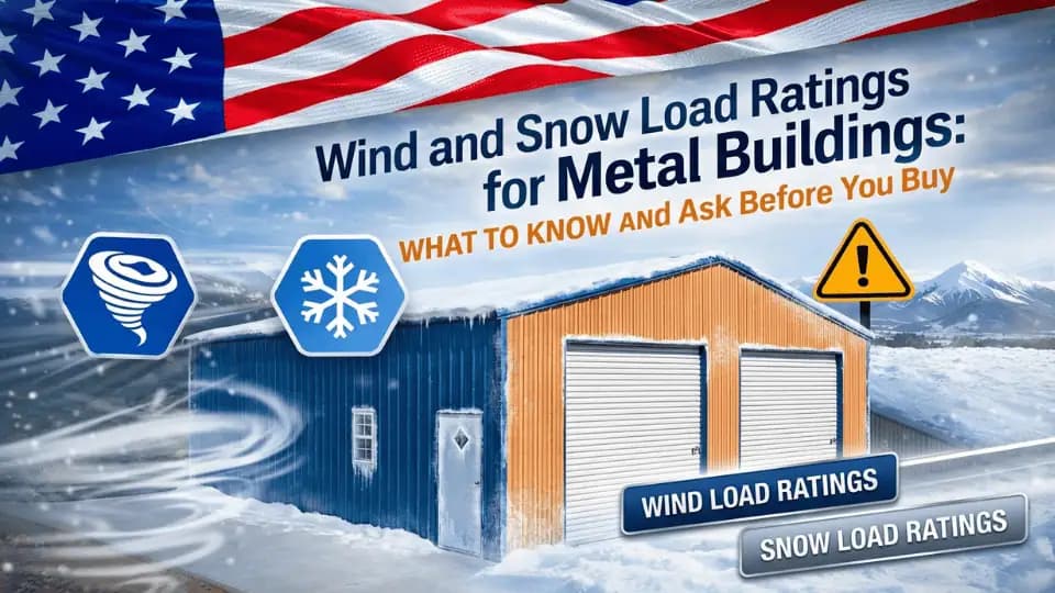 Wind and Snow Load Ratings for Metal Buildings: What to Know and Ask Before You Buy — Get Carports blog