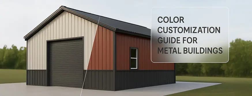 Color Customization Guide for Metal Buildings — Get Carports blog