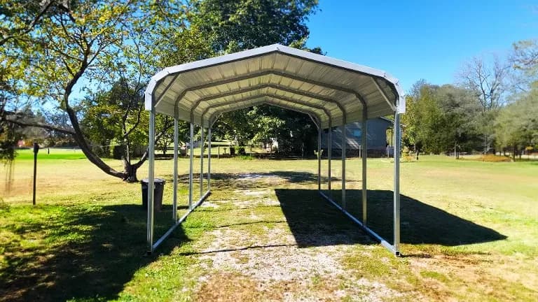 12x20x6 Regular Carport — 12'W x 20'L metal building from Get Carports