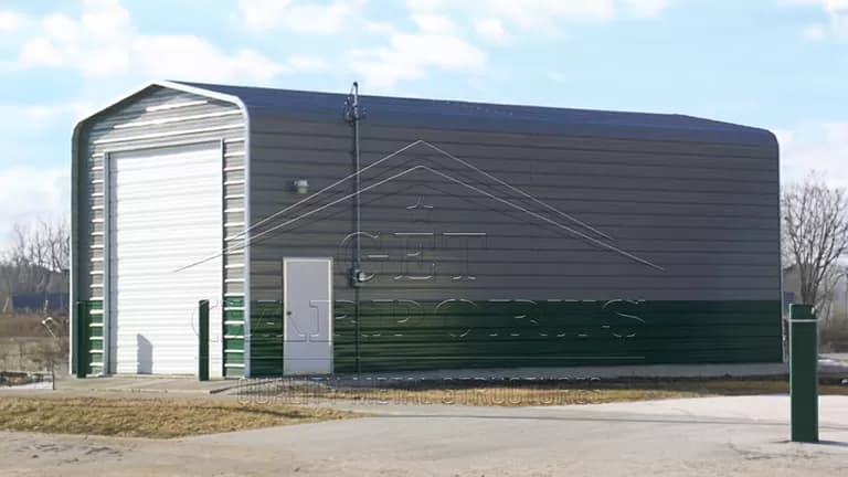 18x36x13 Regular Style Garage — 18'W x 36'L metal building from Get Carports
