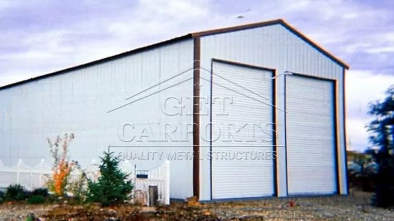 30x45x14 Vertical Roof Garage — 30'W x 45'L metal building from Get Carports