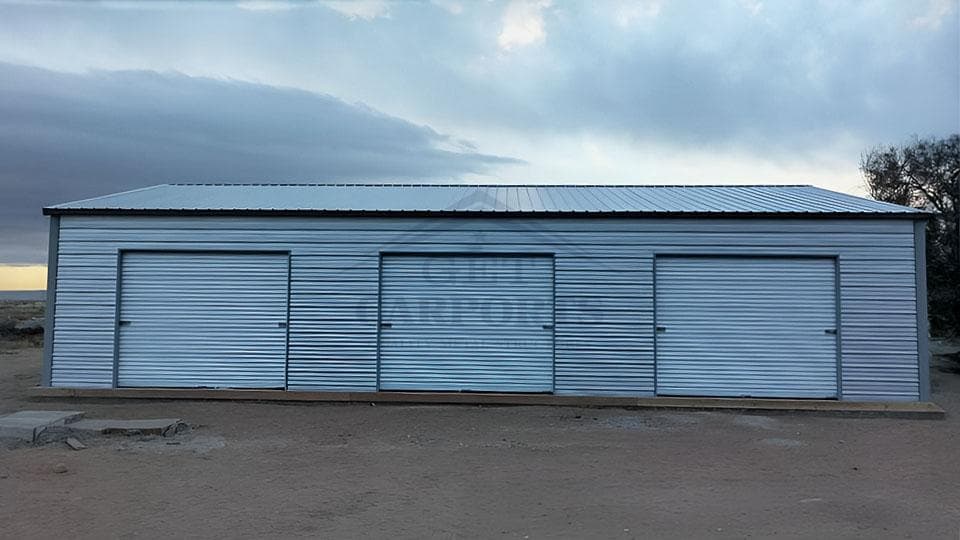 20x35x9 Metal Workshop — 20'W x 35'L metal building from Get Carports