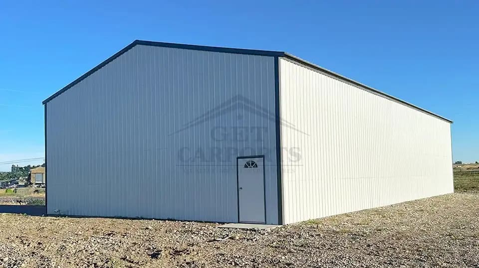 40x80x15 Commercial Building — 40'W x 80'L metal building from Get Carports