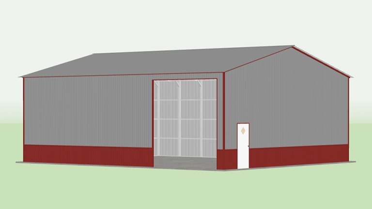 Steel Buildings - 3D render