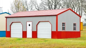 18x30x9 Fully Enclosed A-Frame Garage