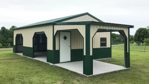 20x35x11 A-Frame Garage w/Porch