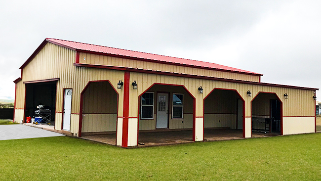 30×50 A-Frame Vertical Roof Building