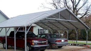 26x25x8 A-Frame Horizontal Carport