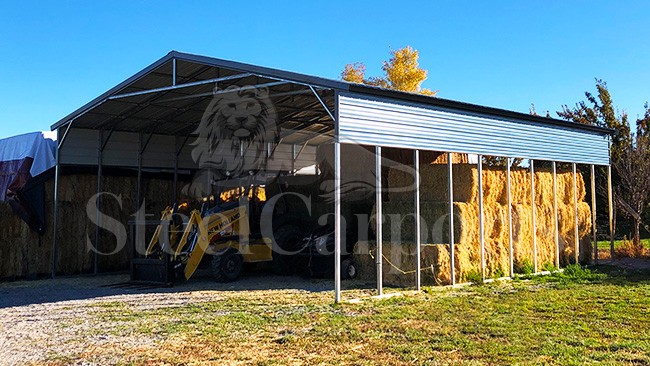 30x40x12 A-Frame Carport