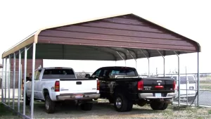 22x31x10 Regular Style Two Car Carport