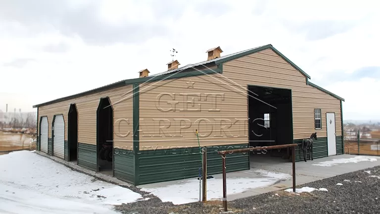 44x50x12 A-Frame Colonial Barn